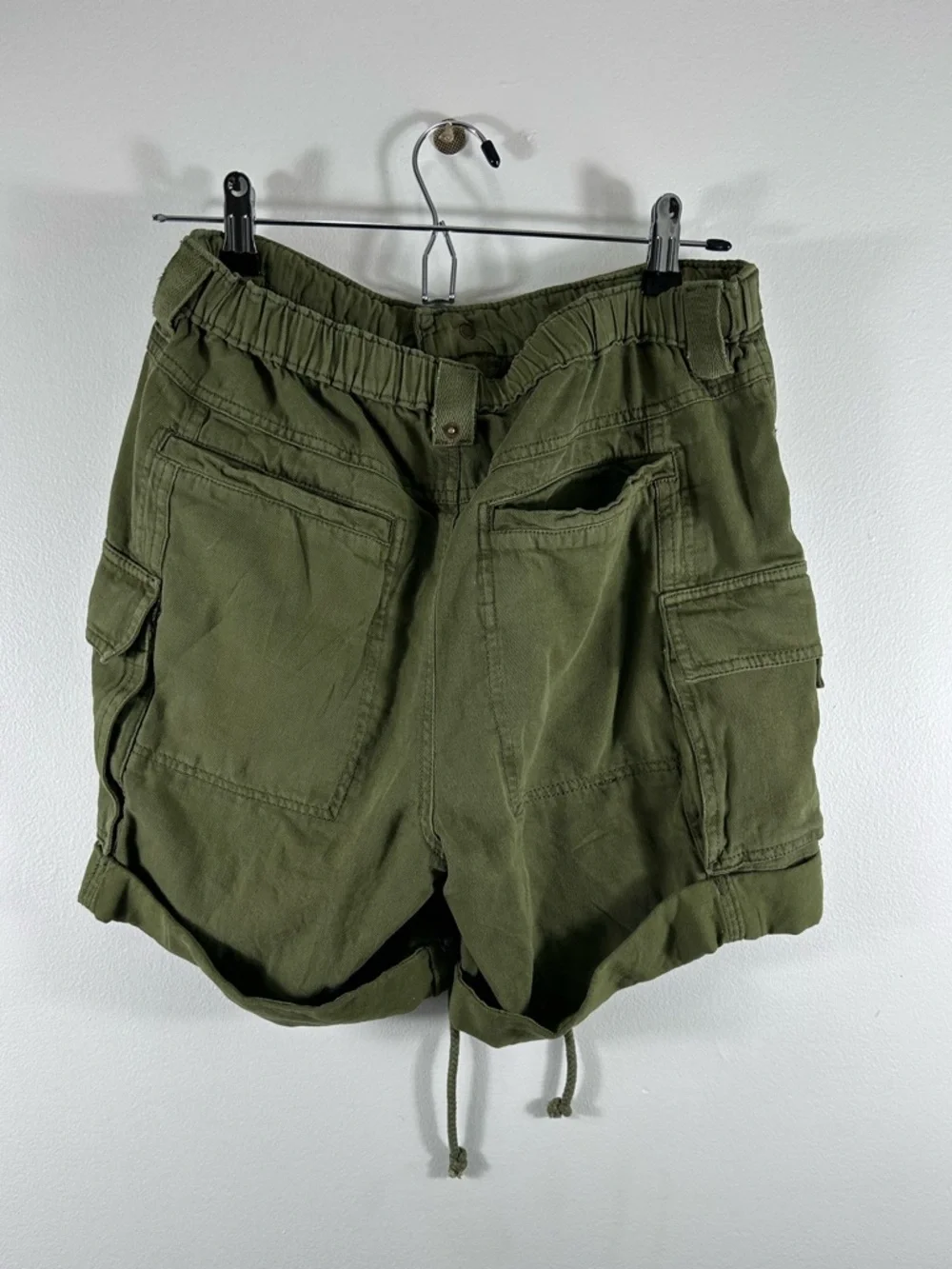 Free People Frankie Army Green Cargo Short S - Picture 3 of 4